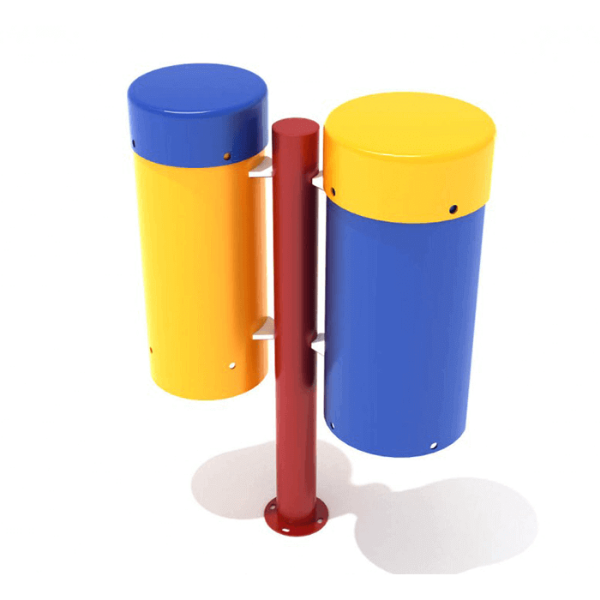 PMC001P - Bongo Drums Musical Playground Equipment - Ages 2 to 12 Yrs. - Front - Primary