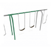 1 Bay with 2 Belt Seats - 8 Ft. High Elite Arched Post Swing Set - Add a Bay with 2 Belt Seats