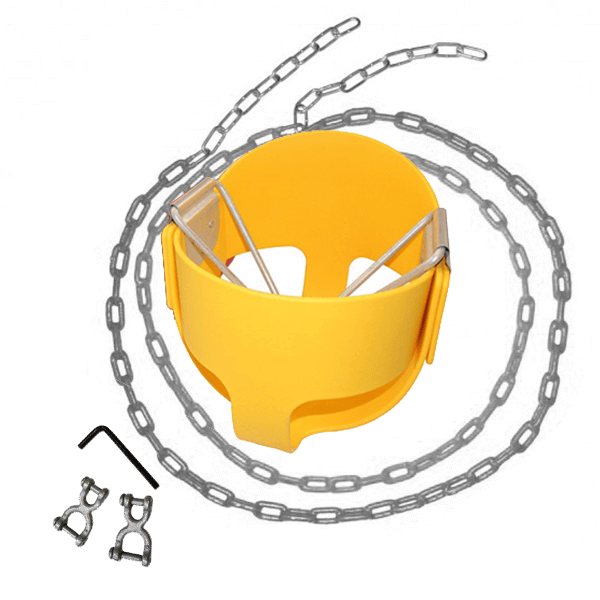 PSW800 - Replacement Elite High Back Toddler Swing Package with Chains, Clevises, and Clevis Tool