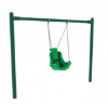 PSWAS002WS - 1 Bay with 1 Adaptive Swing - 8 Ft. High Elite Single Post Swing Set - Green