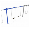 PSWAS002WS - 1 Bay with 1 Adaptive Swing - 8 Ft. High Elite Single Post Swing Set - Add a Bay with 2 Belt Seats