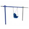 PSWAS002WS - 1 Bay with 1 Adaptive Swing - 8 Ft. High Elite Single Post Swing Set - Add a Bay with 1Adaptive Swing 