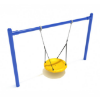 PSWNT002WS - 1 Bay with 1 Nest Swing -7 Ft. High Elite Single Post Swing Set - Blue