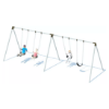 90015402XX - 2 Bay with 4 Belt Seats - Bipod 8 ft Swing Set