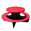 90000006XX - Fun Kids Recycled Plastic Round Picnic Table - Ages 2 to 5 yr
