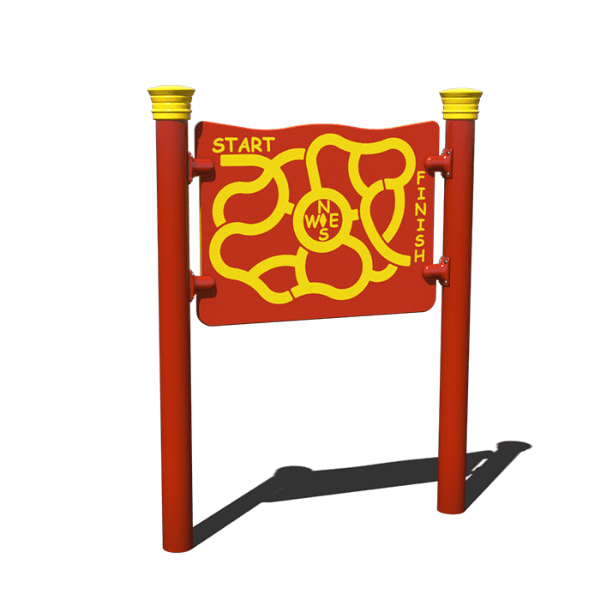 AFR0262XX - Half Maze Freestanding Playground Play Panel - Ages 2 to 12 yr