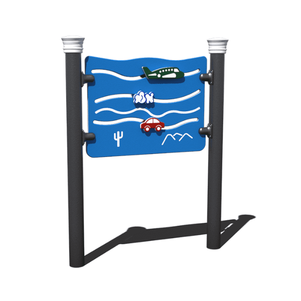 AFR0263XX - Half Push Freestanding Playground Play Panel - Ages 2 to 12 yr