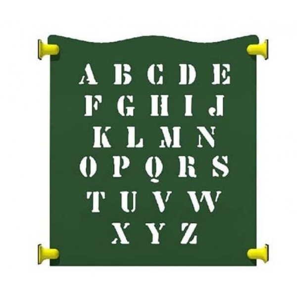 70005001XX - Replacement Cutout Alphabet Playground Panel