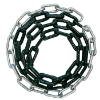 H-68 - Replacement 3/16" Plastisol Coated Playground Swing Chain - Single - Green