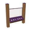 RECF0036XX - Double Side Art Easel School Playground Equipment - Ages 2 to 12 yr