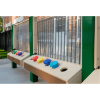RECF0036XX - Double Side Art Easel School Playground Equipment with Paints