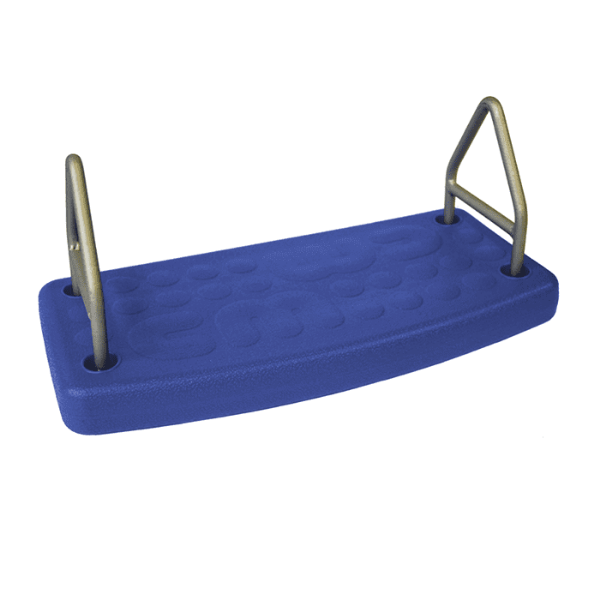 S-17B - Replacement Molded Rubber Flat Playground Swing Seat - Ages 2 to 12 yr - Blue