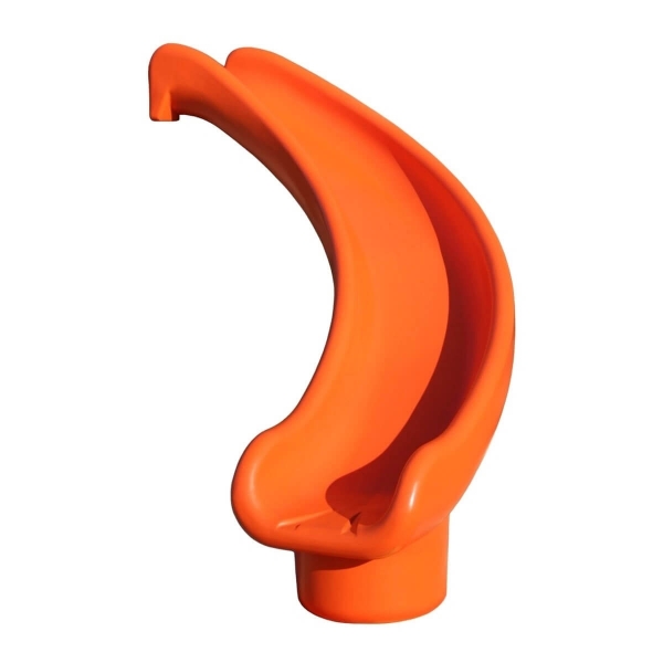 SPI0009 - Replacement Right Curved Plastic Playground Slide - Ages 5 to 12 yr
