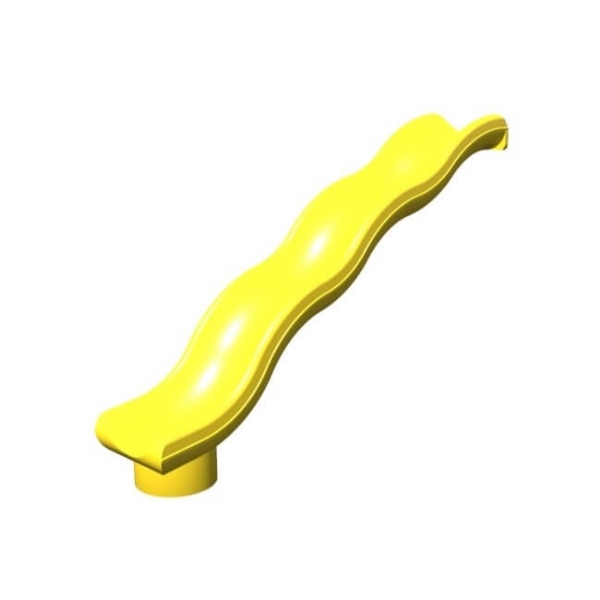 SPI0016 - Replacement Double Wall Wave Plastic Playground Slide - Ages 5 to 12 yr - Front