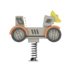 TFS0036XX - Moon Buggy Single Spring Rockers Playground Equipment - Ages 6 to 23 Months - Side
