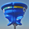TRT-03 - Replacement Triple Toss Funnel Ball Playground Equipment at School