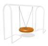 PLD0017XX - Replacement Inclusive Team Nest Playground Swing Seat - Ages 2 to 12 yr - Orange
