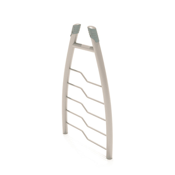 PGS035 - Bent Rung Vertical Playground Ladder with Curved Post - Ages 5 to 12 Yrs.