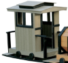 FP3010 - Caboose Car Recycled Plastic Express Train Playground Equipment - Ages 2 to 12 Yrs.