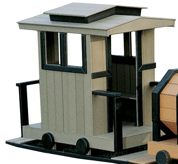 FP3010 - Caboose Car Recycled Plastic Express Train Playground Equipment - Ages 2 to 12 Yrs.