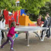 CNPROPONG - Ping Pong Table Outdoor Heavy-duty Playground Game at the Park