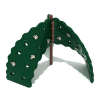 PCH001N - 3 Panel Cyclone Challenger Playground Rock Wall - Ages 5 to 12 Yrs. - Neutral