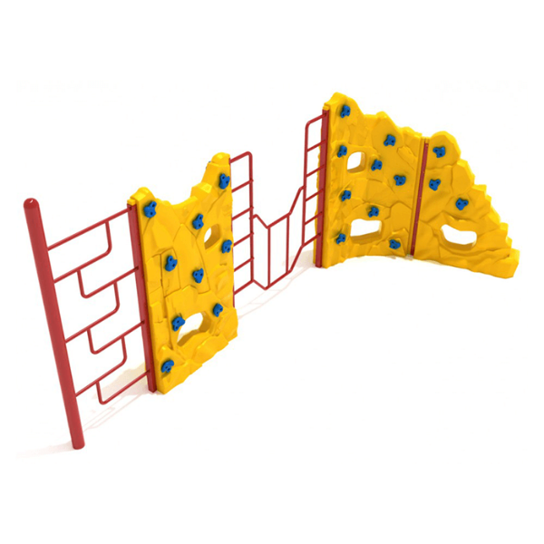 PCR003 - Craggy Peak Playground Rock Wall - Ages 5 to 12 Yrs. - Front