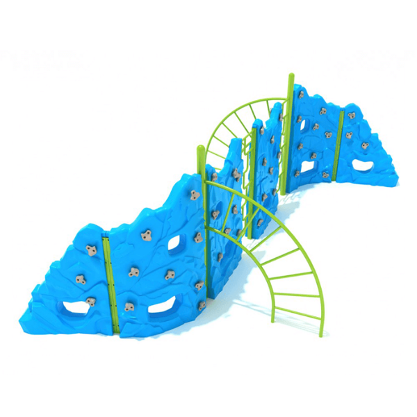 PCR008 - Craggy Horn Playground Rock Wall - Ages 5 to 12 Yrs. - Front