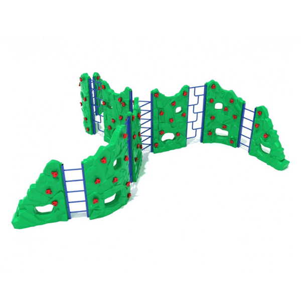 PCR010 - Craggy Range Playground Rock Wall - Ages 5 to 12 Yrs. - Front