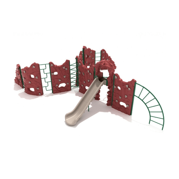 PCR012 - Craggy Crest Playground Rock Wall - Ages 5 to 12 Yrs. - Front