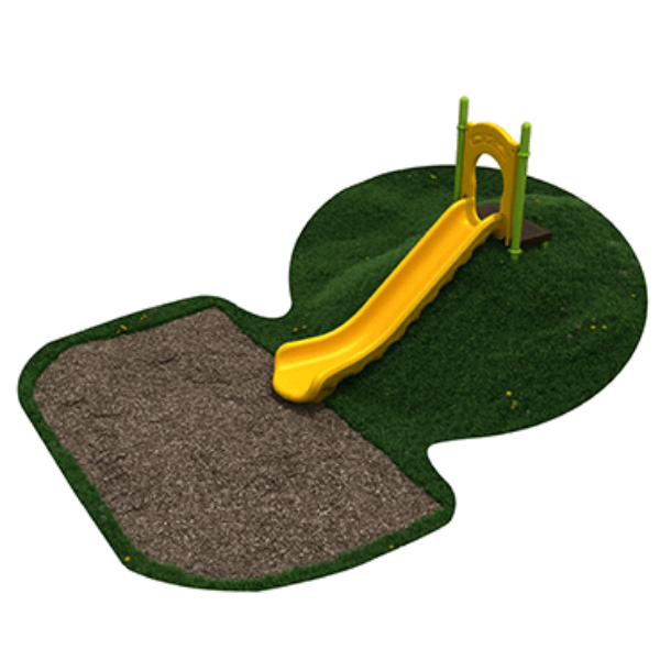 PEL005 - 5-foot Single Straight Embankment Slide - Ages 2 to 12 Yrs.