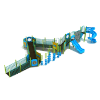 PFA006 - Caprock Canyons Wheelchair Accessible Playground Equipment - Ages 5 to 12 Yrs. - Front