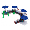 PFA008 - Turkey Trail Wheelchair Accessible Playground Equipment - Ages 5 to 12 Yrs. - Front