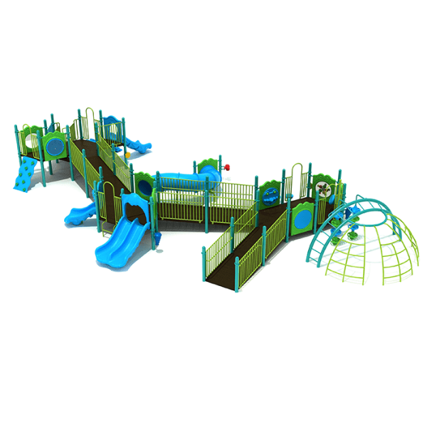 PFA014 - Wysteria Wilds Wheelchair Accessible Playground Equipment - Ages 5 to 12 Yrs. - Front