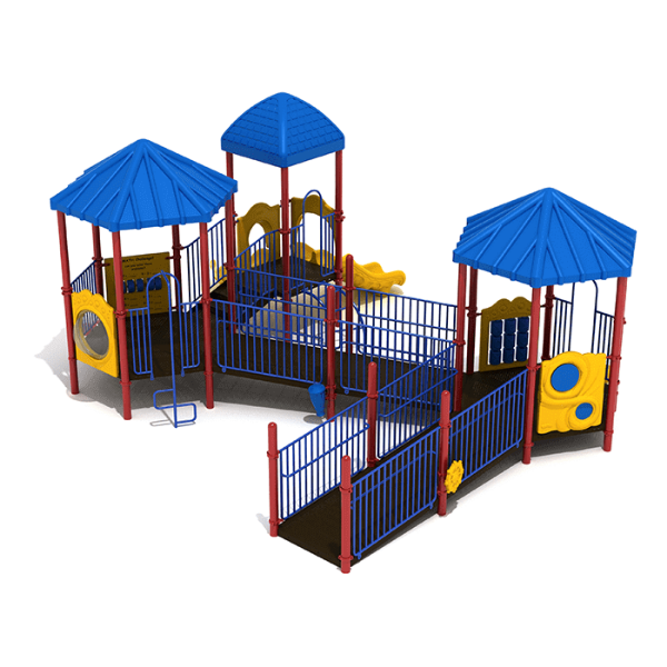 PFA015 - Gretna Greens Wheelchair Accessible Playground Equipment - Ages 2 to 12 Yrs. - Front