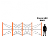 PFN010 - Constellation Station Playground Rope Climber - Ages 5 to 12 Yrs. - Height Diagram