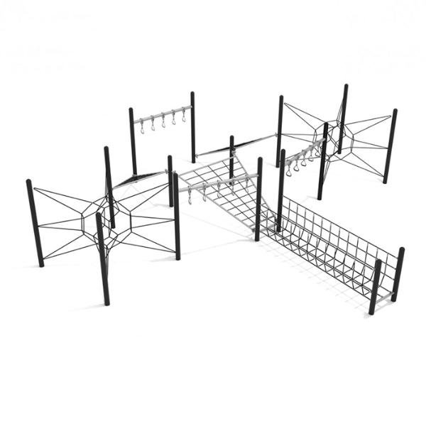 PFN011 - Project Longshot Playground Rope Climber - Ages 5 to 12 Yrs. - Front