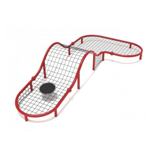PFN013 - Launch Pad Playground Rope Climber - Ages 5 to 12 Yrs. - Front
