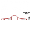 PFN013 - Launch Pad Playground Rope Climber - Ages 5 to 12 Yrs. - Height Diagram