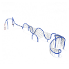 PFN014 - Celestial Channel Playground Rope Climber - Ages 5 to 12 Yrs. - Back