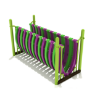 PFS018 - Bones Playground Bridge - Ages 2 to 12 Yrs. - Lime Green, Purple
