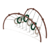 PFS045 - Floating Tunnel Bridge Crawl Playground Equipment - Ages 5 to 12 Yrs. - Neutral