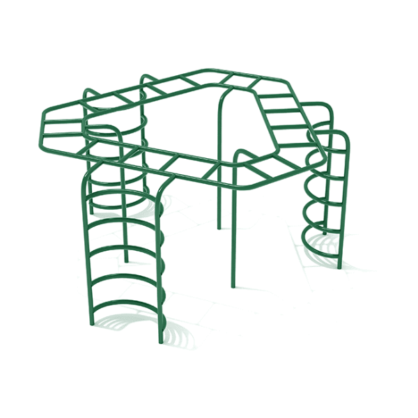 PFS072 - Triangle Overhead Ladder Playground Monkey Bars - Ages 5 to 12 Yrs.
