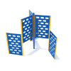 PFS075 - 6 Panel Standard Wall Climbing Playground Equipment - Ages 5 to 12 Yrs.