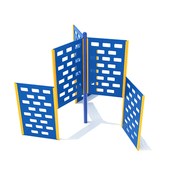 PFS075 - 6 Panel Standard Wall Climbing Playground Equipment - Ages 5 to 12 Yrs.