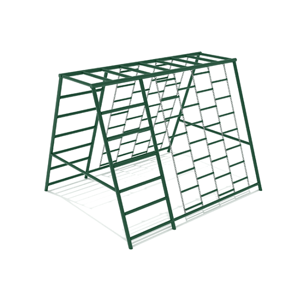 PFS077 - A-Frame Chain Tower Playground Climber - Ages 5 to 12 Yrs. - Front