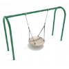 PSWNT001WS - 1 Bay with 1 Nest Swing -7 Ft. High Elite Arched Post Swing Set - Neutral