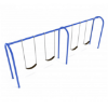 PSW006WS - 2 Bay with 4 Belt Seats - 8 Ft. High Elite Arched Post Swing Set - Primary