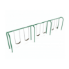 PSW007WS - 3 Bay with 6 Belt Seats - 8 Ft. High Elite Arched Post Swing Set - Neutral