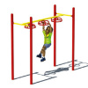 AFR0117XX - Three Wheel Swinger Overhead Playground Monkey Bars - Ages 5 to 12 yr - Render